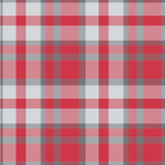 Red & Gray Dots and Plaid Wallpaper & Surface Covering (Water Activated 24"x 24" Sample)