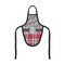 Red & Gray Dots and Plaid Bottle Apron (Personalized)