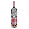Red & Gray Dots and Plaid Wine Bottle Apron - IN CONTEXT