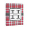Red & Gray Plaid Canvas Print (Personalized)