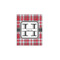 Red & Gray Plaid 11x14 - Canvas Print - Front View
