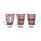 Red & Gray Plaid 12 Oz Latte Mug - Approval