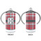 Red & Gray Plaid 12 oz Stainless Steel Sippy Cups - APPROVAL