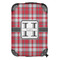 Red & Gray Plaid 13" Hard Shell Backpacks - FRONT