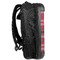 Red & Gray Plaid 13" Hard Shell Backpacks - Side View