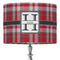 Red & Gray Plaid 16" Drum Lamp Shade - Fabric (Personalized)