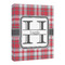 Red & Gray Plaid 16x20 - Canvas Print - Angled View