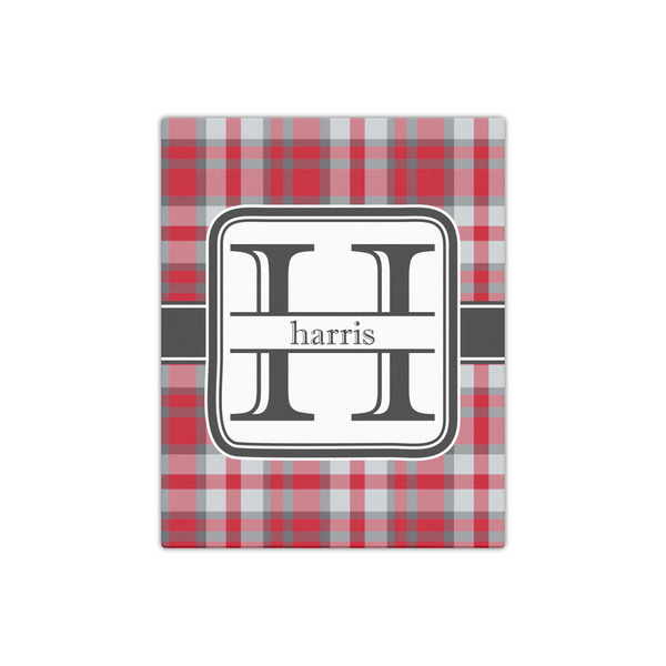 Red & Gray Plaid 16x20 - Canvas Print - Front View