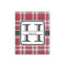 Red & Gray Plaid 16x20 - Canvas Print - Front View