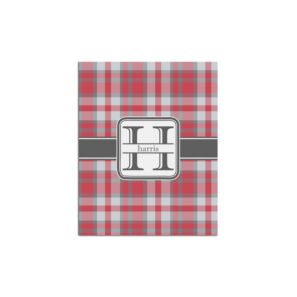 Custom Red & Gray Plaid Poster - Multiple Sizes (Personalized)