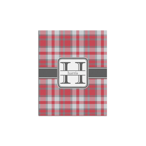 Custom Red & Gray Plaid Poster - Multiple Sizes (Personalized)