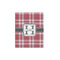 Red & Gray Plaid Poster - Multiple Sizes (Personalized)