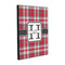 Red & Gray Plaid Wood Prints (Personalized)