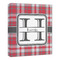 Red & Gray Plaid 20x24 - Canvas Print - Angled View