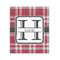 Red & Gray Plaid 20x24 - Canvas Print - Front View