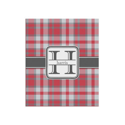 Red & Gray Plaid Poster - Matte - 20x24 (Personalized)