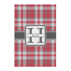 Red & Gray Plaid Posters - Matte - 20x30 (Personalized)