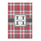 Red & Gray Plaid Posters - Matte - 20x30 (Personalized)
