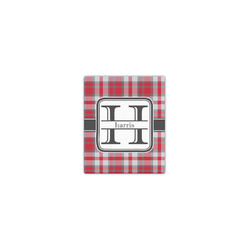 Red & Gray Plaid Canvas Print - 8x10 (Personalized)