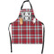 Red & Gray Plaid Apron - Flat with Props (MAIN)