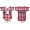 Red & Gray Plaid Baby Bodysuit Approval
