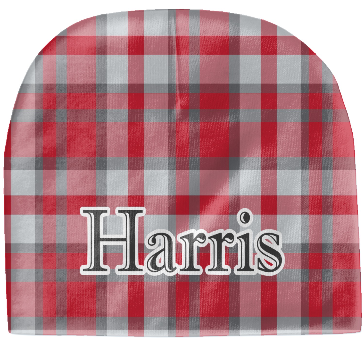tartan baby hat