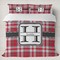 Red & Gray Plaid Bedding Set- King Lifestyle - Duvet