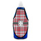 Red & Gray Plaid Bottle Apron - Soap - FRONT