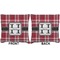 Red & Gray Plaid Burlap Pillow Approval