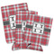 Red & Gray Plaid Can Coolers - PARENT/MAIN