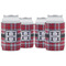 Red & Gray Plaid Can Sleeve - MAIN