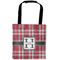 Red & Gray Plaid Auto Back Seat Organizer Bag (Personalized)