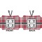 Red & Gray Plaid Car Ornament - Berlin (Approval)