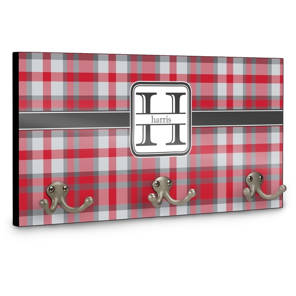 Red & Gray Plaid Coat Hanger Main
