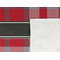 Red & Gray Plaid Cooling Towel- Detail