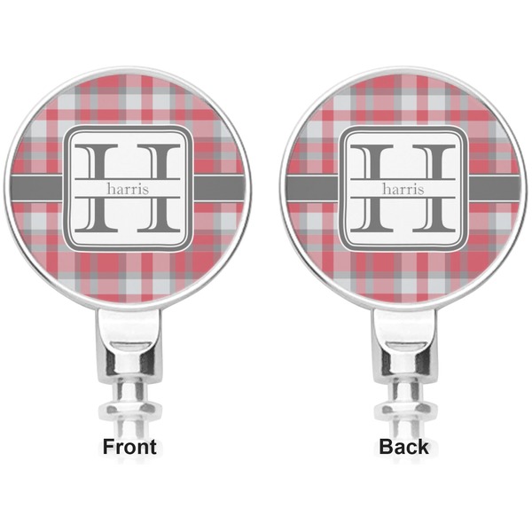 Red & Gray Plaid Corkscrew - Apvl