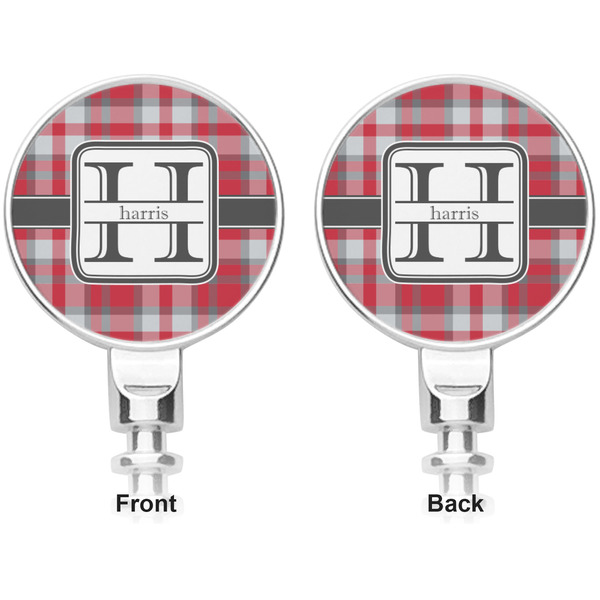 Red & Gray Plaid Corkscrew - Apvl