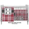 Red & Gray Plaid Crib - Profile Sold Seperately