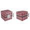 Red & Gray Plaid Cubic Gift Box - Approval