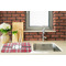 Red & Gray Plaid Dish Drying Mat - LIFESTYLE 2