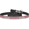 Red & Gray Plaid Dog Leash (Personalized)