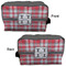 Red & Gray Plaid Dopp Kit - Approval