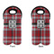 Red & Gray Plaid Double Wine Tote - APPROVAL (new)