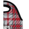 Red & Gray Plaid Double Wine Tote - Detail 1 (new)