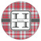 Red & Gray Plaid Drink Topper - Small - Single