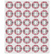 Red & Gray Plaid Drink Topper - XSmall - Set of 30