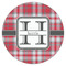 Red & Gray Plaid Drink Topper - XSmall - Single