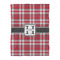 Red & Gray Plaid Duvet Cover - Twin XL - Front