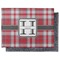 Red & Gray Plaid Electronic Screen Wipe - Flat