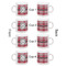 Red & Gray Plaid Espresso Cup Set of 4 - Apvl